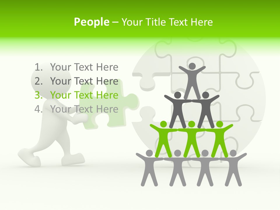 Background Jigsaw Art PowerPoint Template