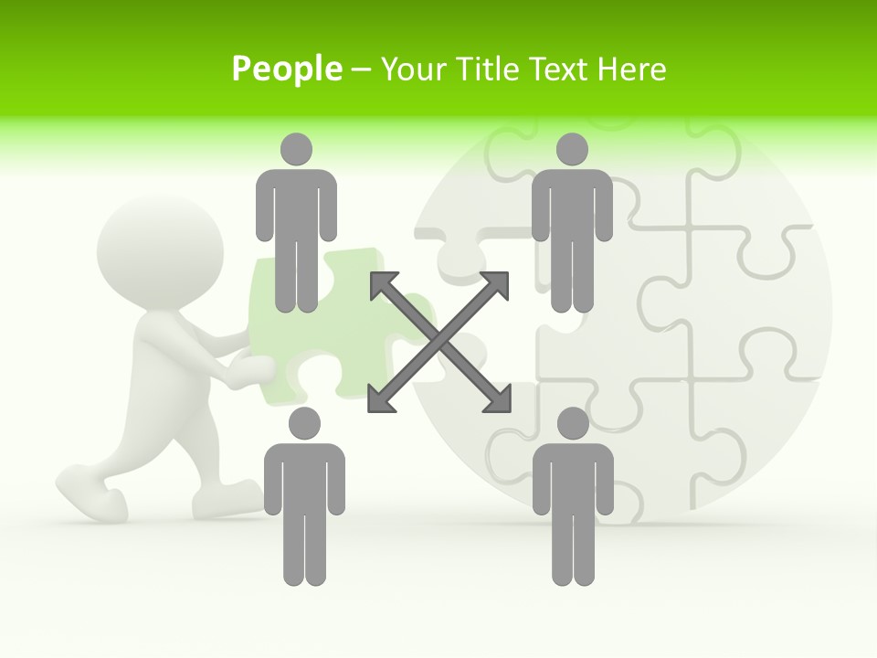 Background Jigsaw Art PowerPoint Template