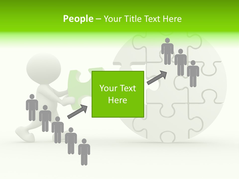 Background Jigsaw Art PowerPoint Template