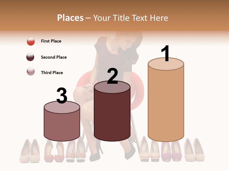 Joyful Smiling Dress PowerPoint Template