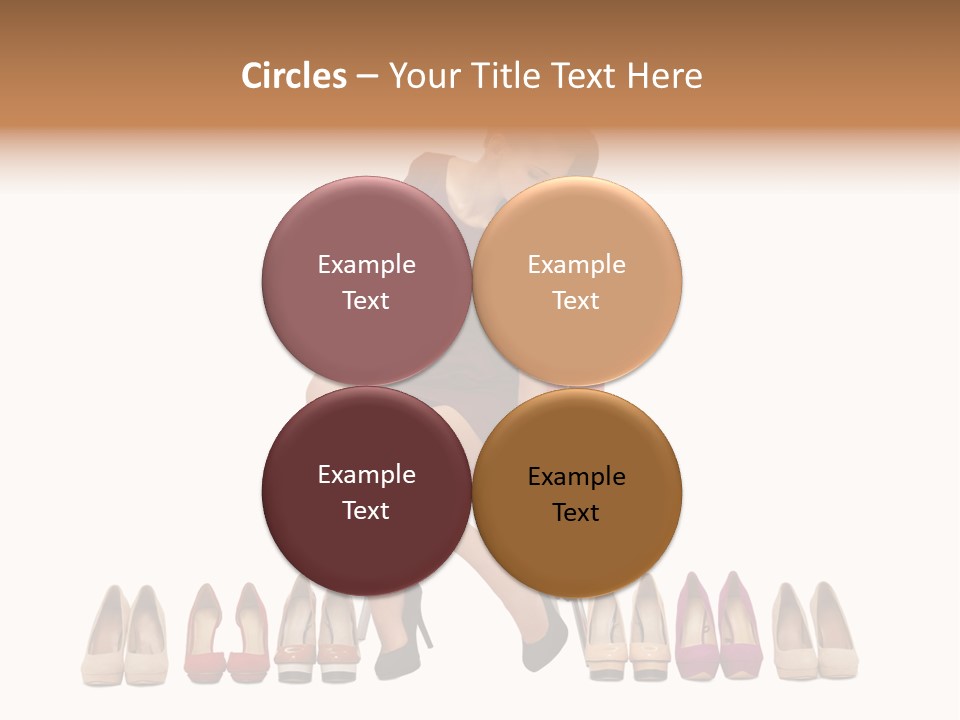 Joyful Smiling Dress PowerPoint Template