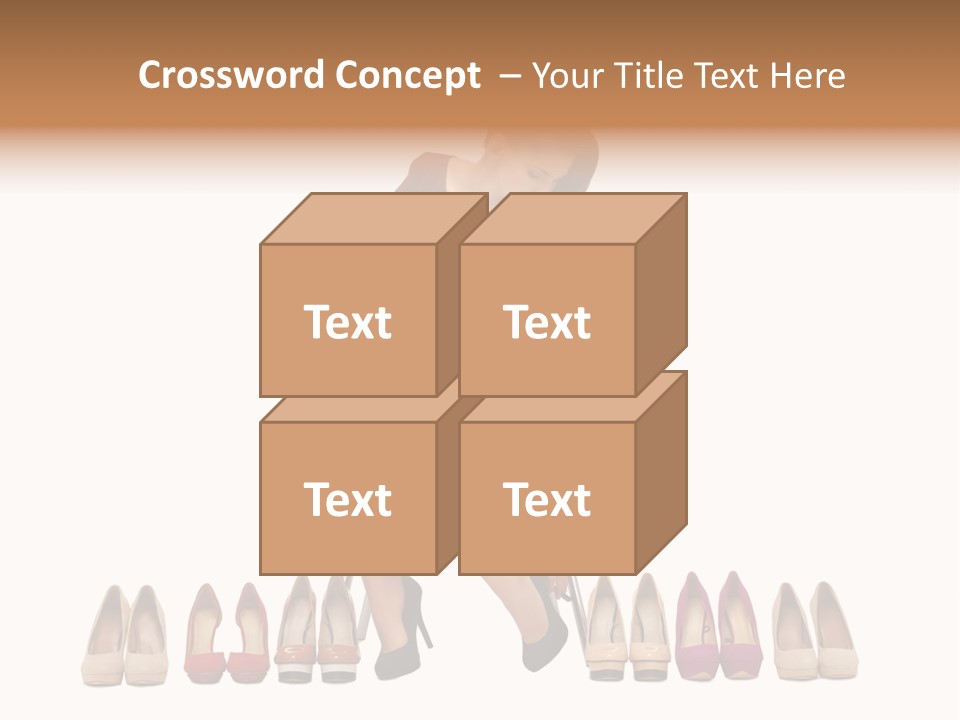 Joyful Smiling Dress PowerPoint Template