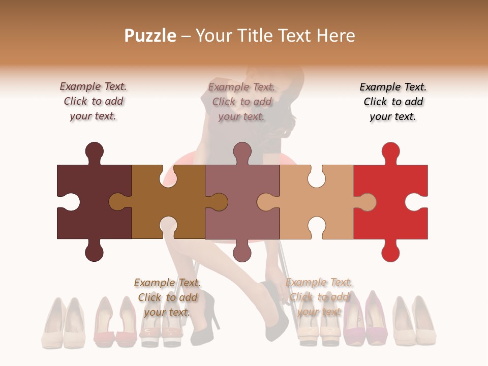 Joyful Smiling Dress PowerPoint Template