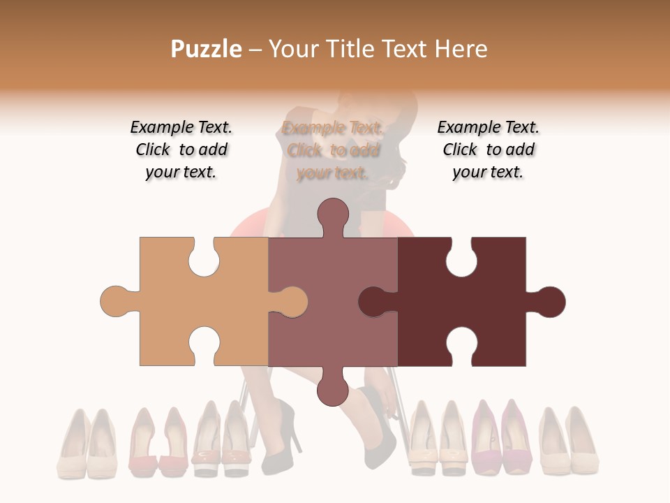 Joyful Smiling Dress PowerPoint Template