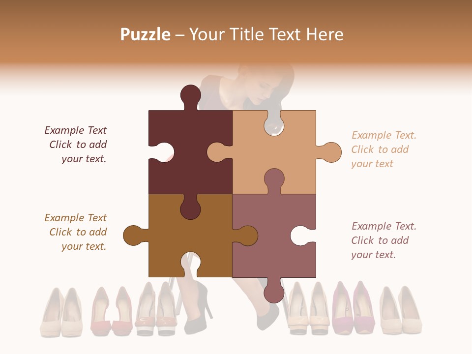 Joyful Smiling Dress PowerPoint Template