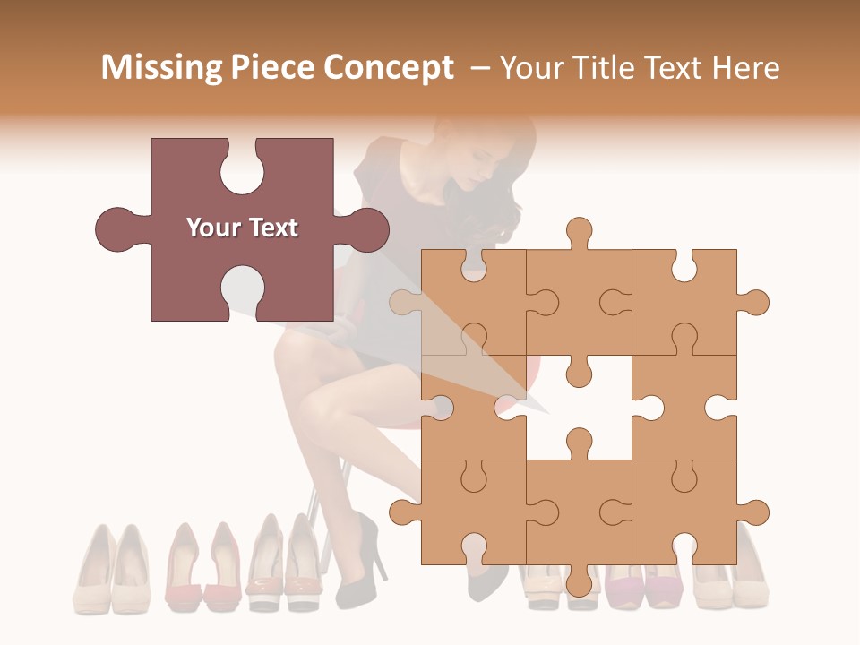 Joyful Smiling Dress PowerPoint Template