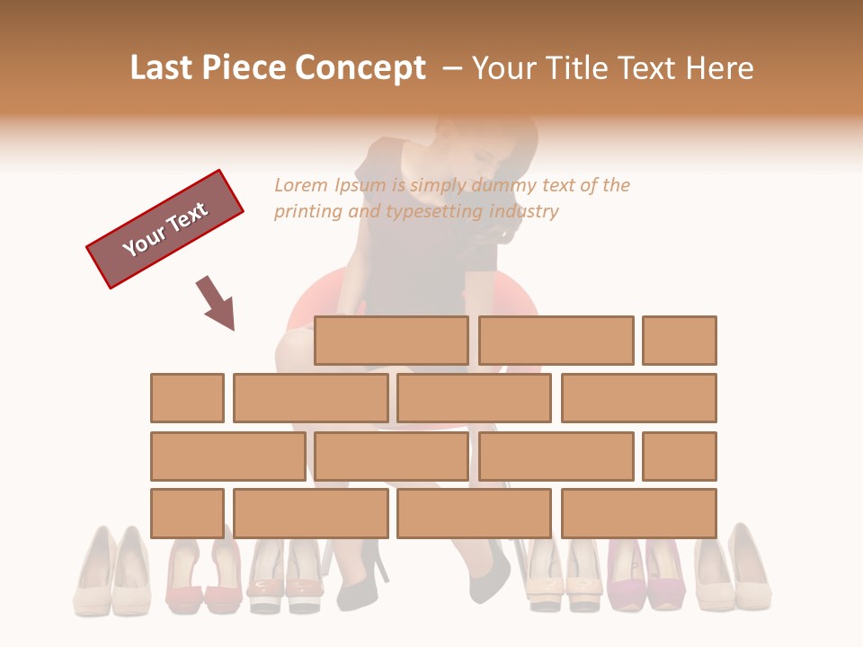 Joyful Smiling Dress PowerPoint Template