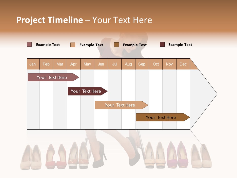 Joyful Smiling Dress PowerPoint Template
