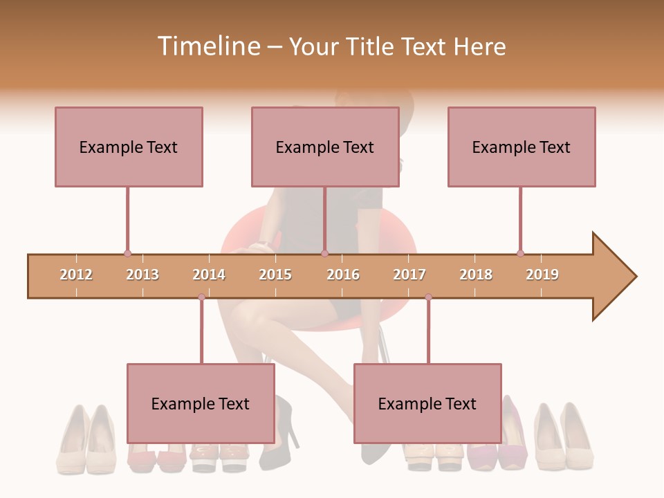 Joyful Smiling Dress PowerPoint Template