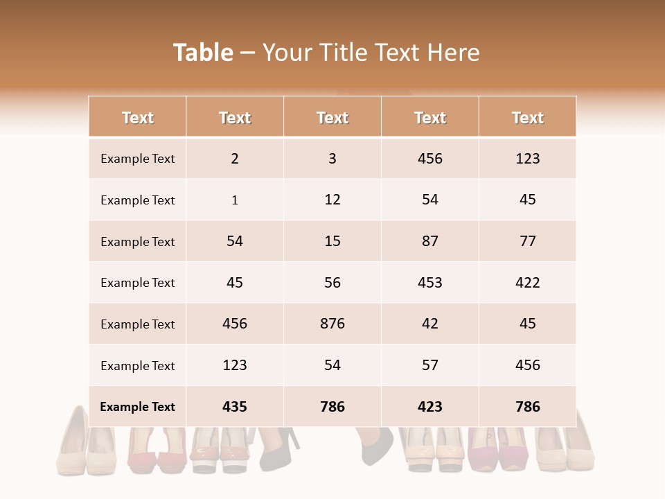 Joyful Smiling Dress PowerPoint Template