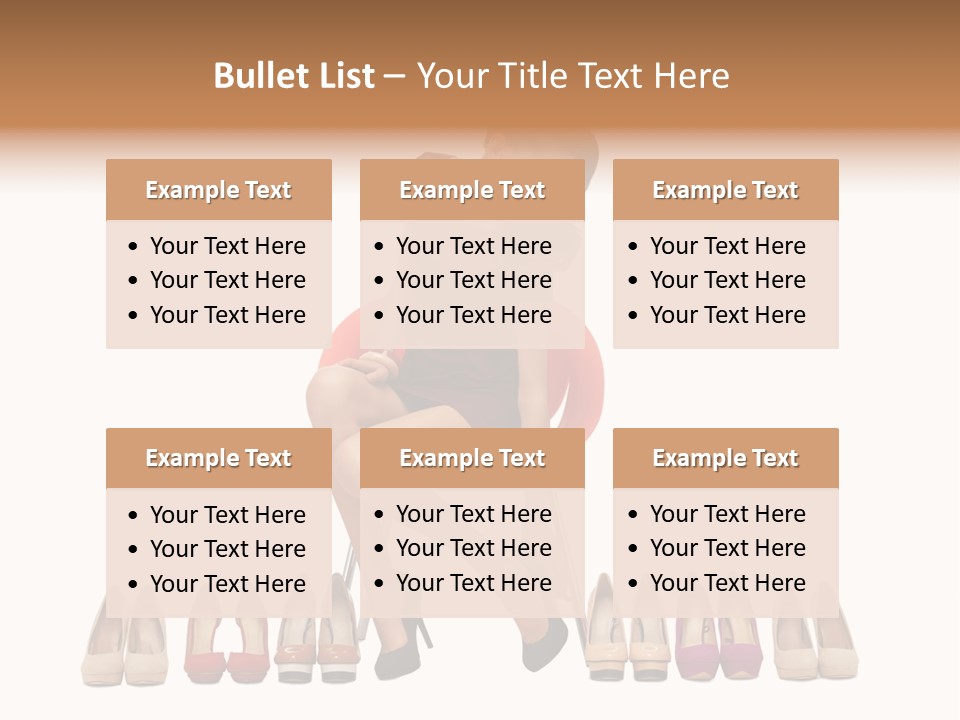 Joyful Smiling Dress PowerPoint Template