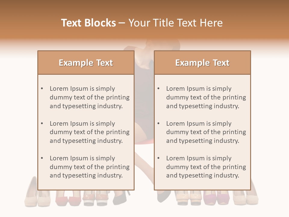Joyful Smiling Dress PowerPoint Template
