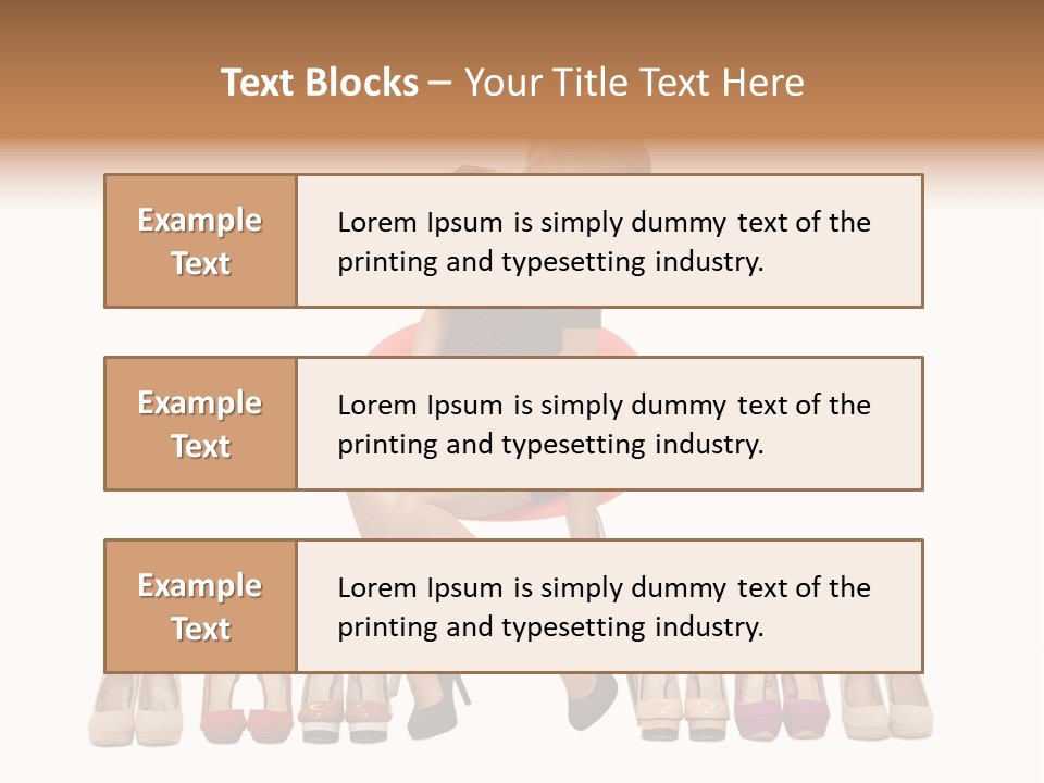 Joyful Smiling Dress PowerPoint Template