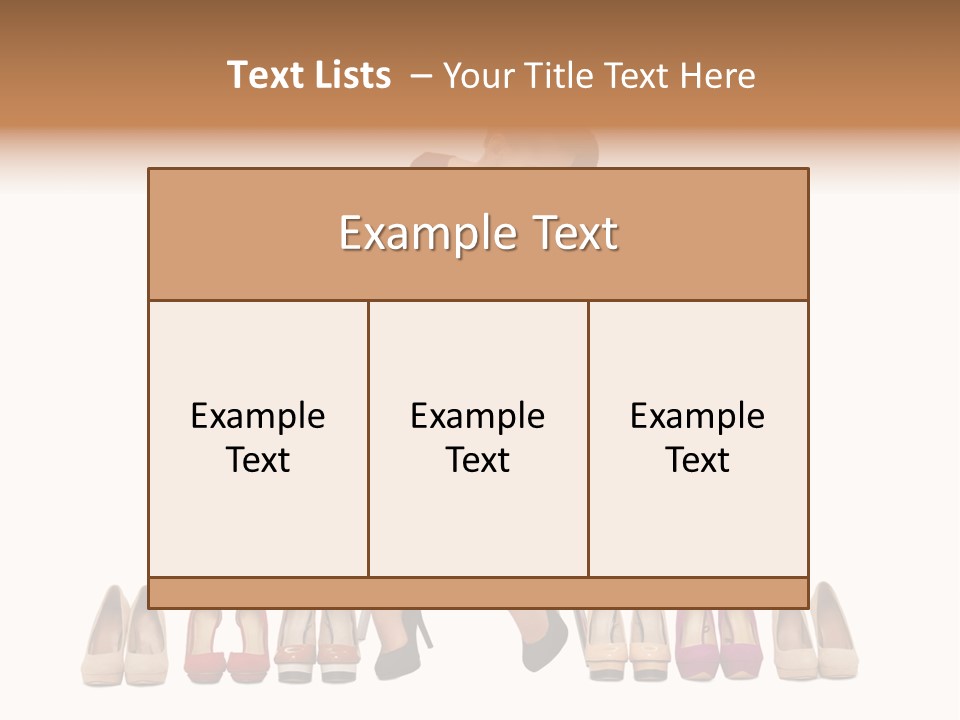 Joyful Smiling Dress PowerPoint Template