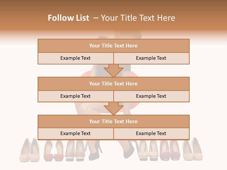Joyful Smiling Dress PowerPoint Template