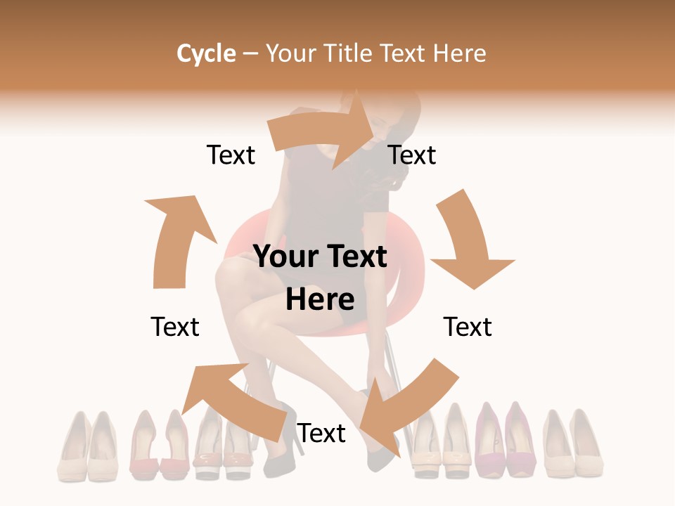 Joyful Smiling Dress PowerPoint Template