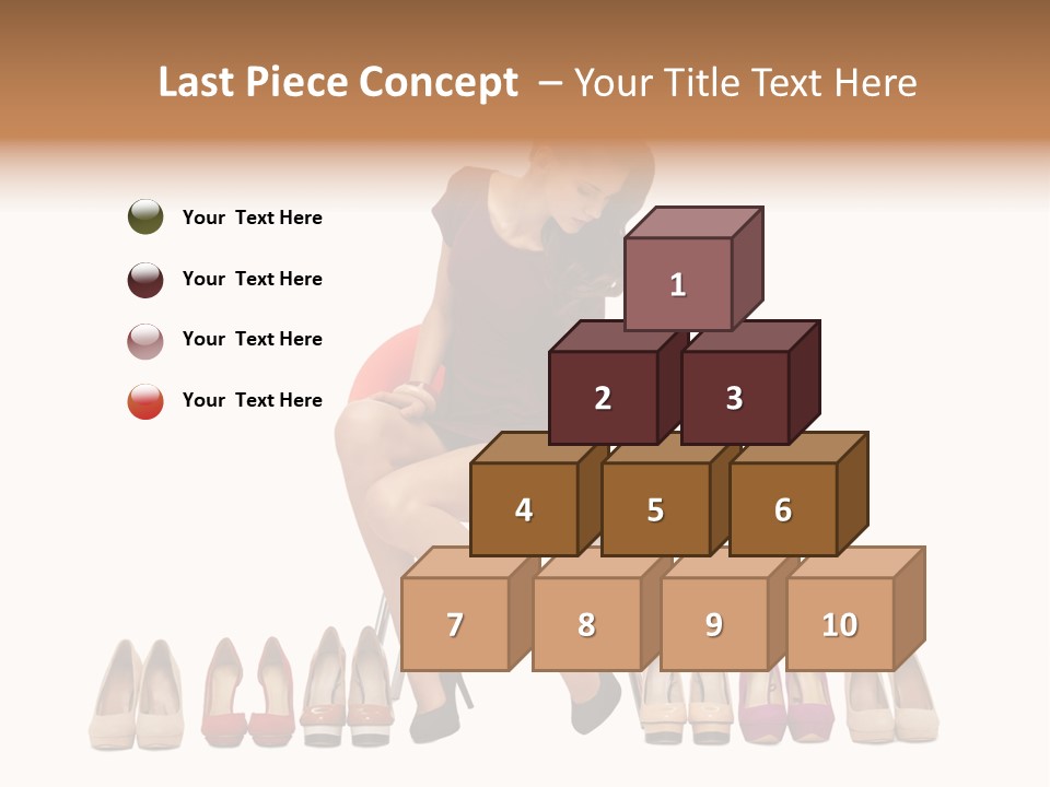 Joyful Smiling Dress PowerPoint Template