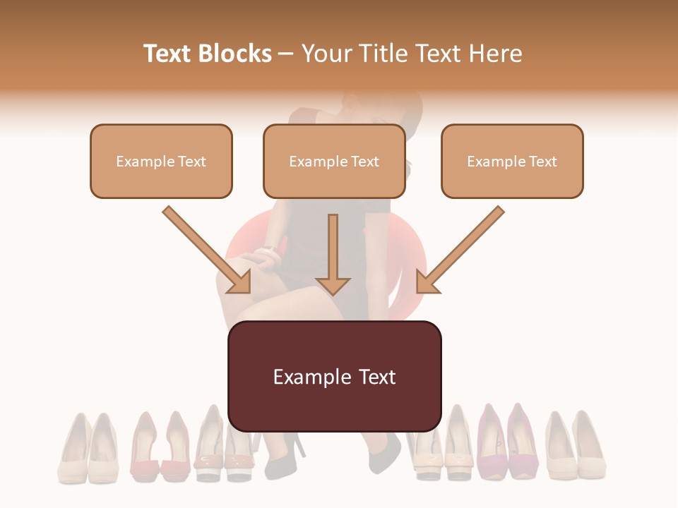 Joyful Smiling Dress PowerPoint Template