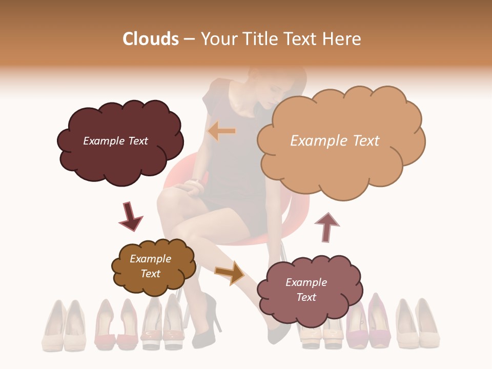Joyful Smiling Dress PowerPoint Template