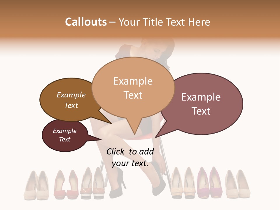 Joyful Smiling Dress PowerPoint Template