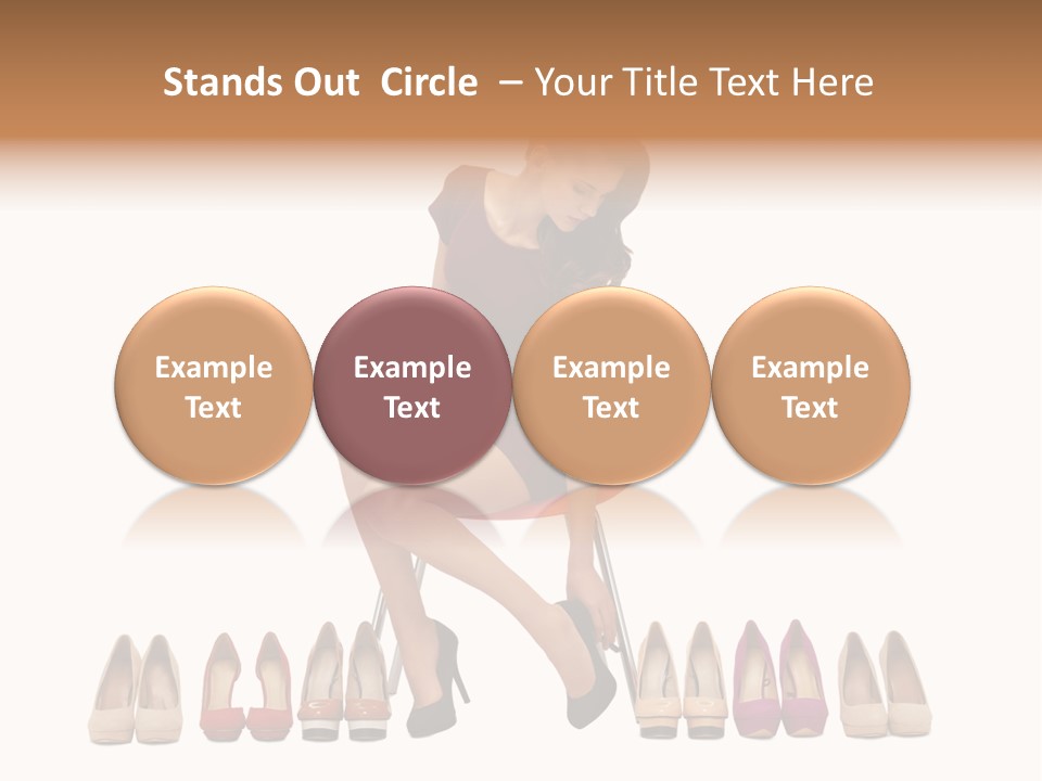 Joyful Smiling Dress PowerPoint Template