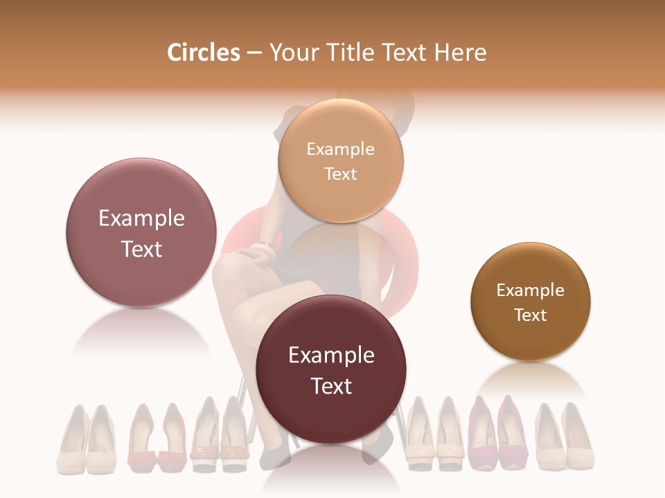 Joyful Smiling Dress PowerPoint Template