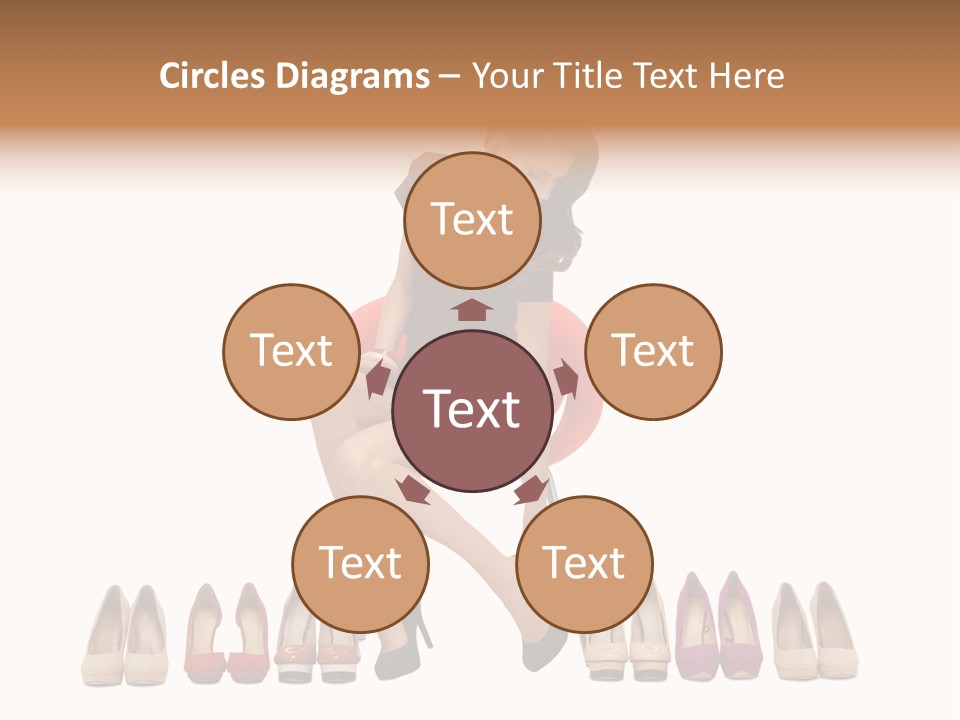 Joyful Smiling Dress PowerPoint Template