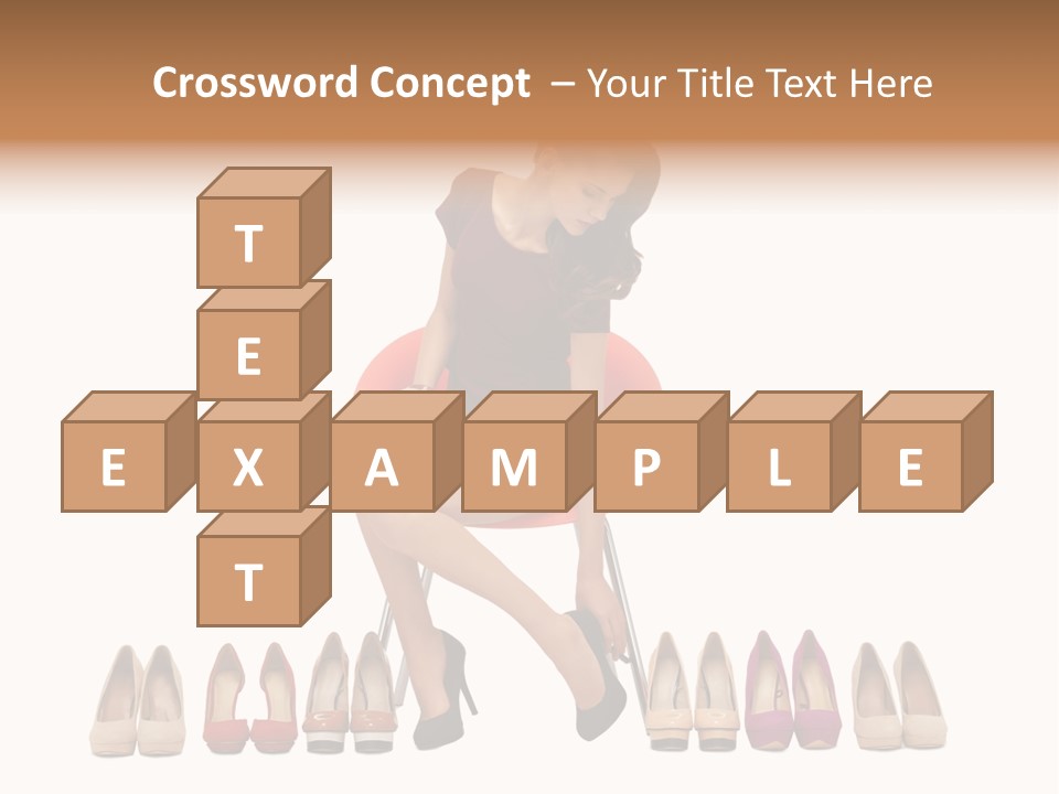 Joyful Smiling Dress PowerPoint Template