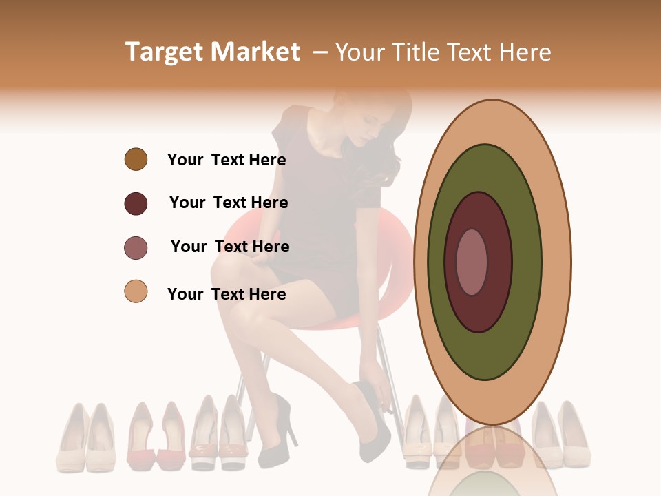 Joyful Smiling Dress PowerPoint Template