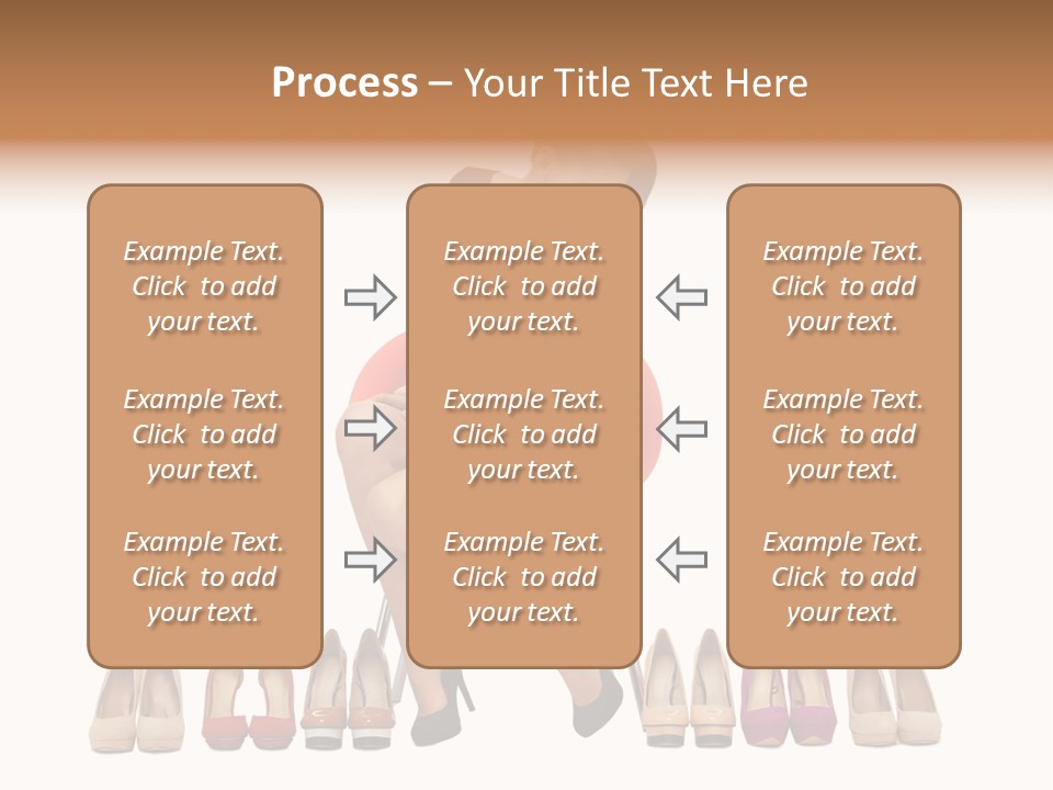 Joyful Smiling Dress PowerPoint Template