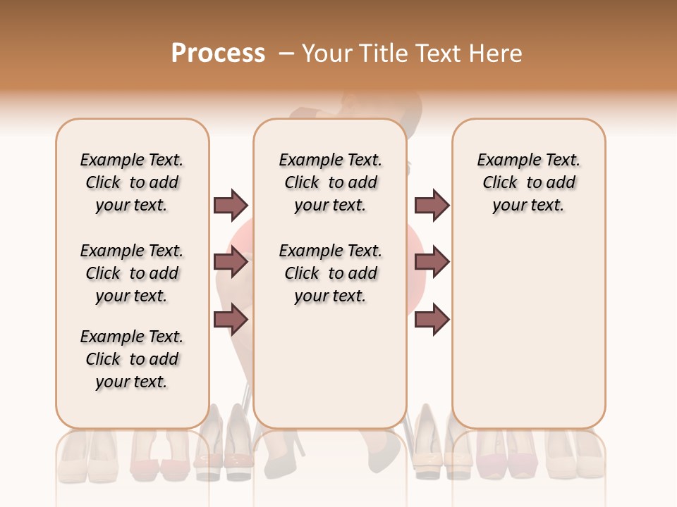 Joyful Smiling Dress PowerPoint Template