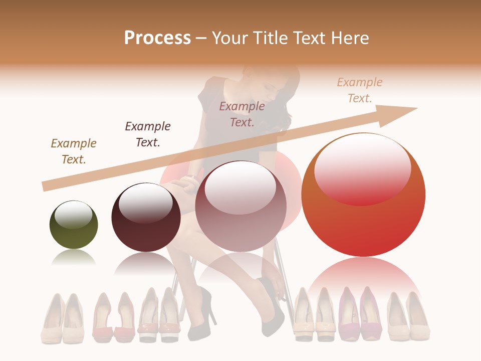 Joyful Smiling Dress PowerPoint Template