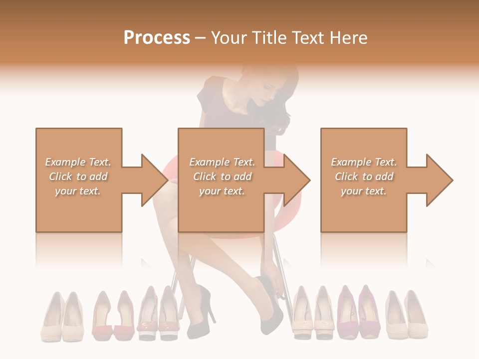 Joyful Smiling Dress PowerPoint Template