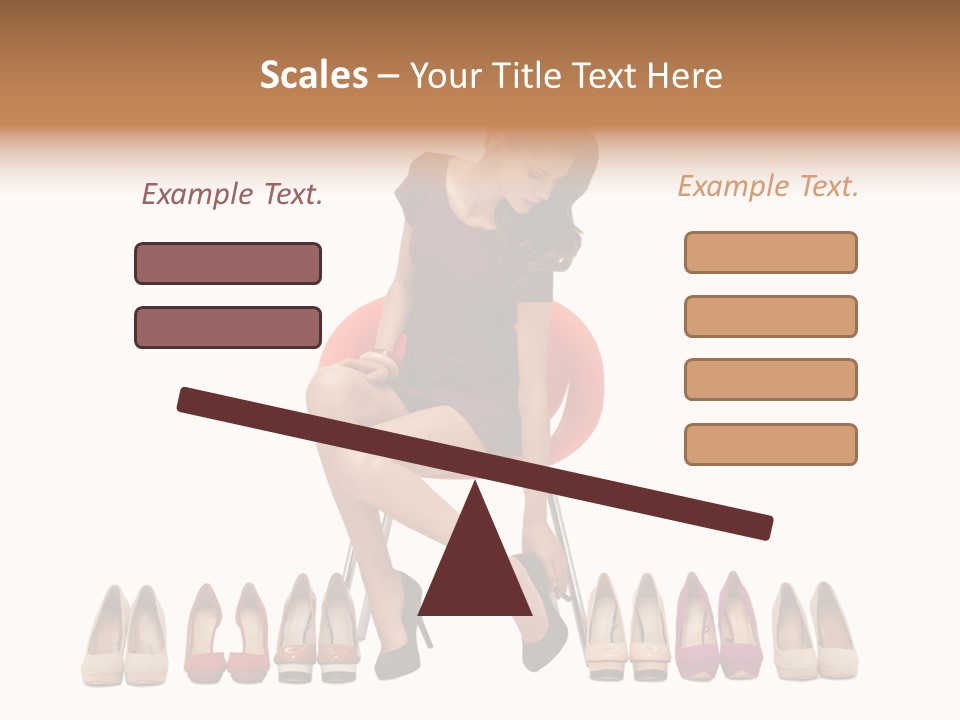 Joyful Smiling Dress PowerPoint Template