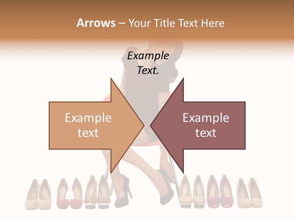 Joyful Smiling Dress PowerPoint Template