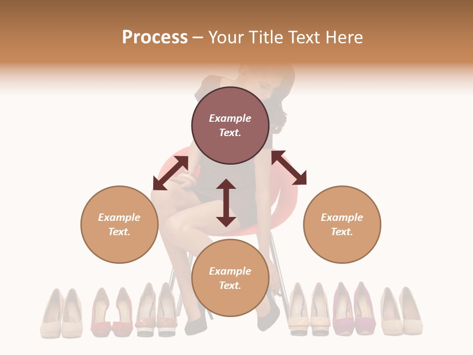 Joyful Smiling Dress PowerPoint Template