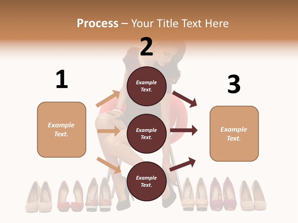 Joyful Smiling Dress PowerPoint Template