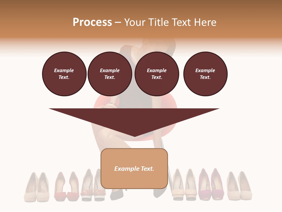 Joyful Smiling Dress PowerPoint Template