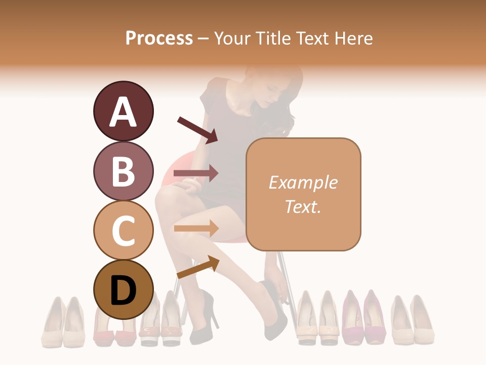 Joyful Smiling Dress PowerPoint Template