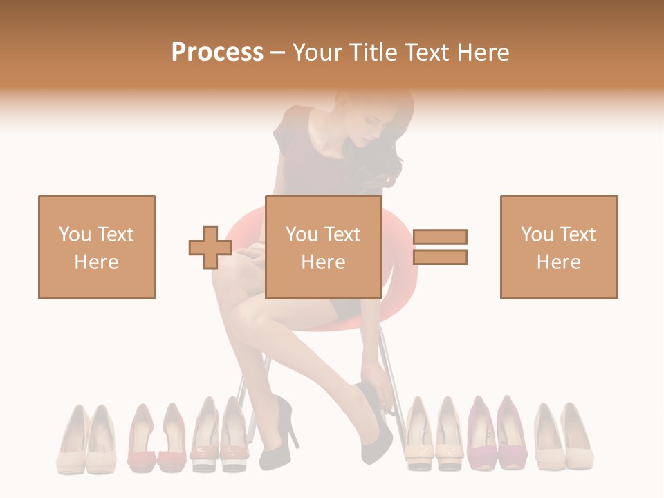 Joyful Smiling Dress PowerPoint Template