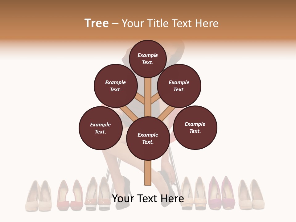 Joyful Smiling Dress PowerPoint Template