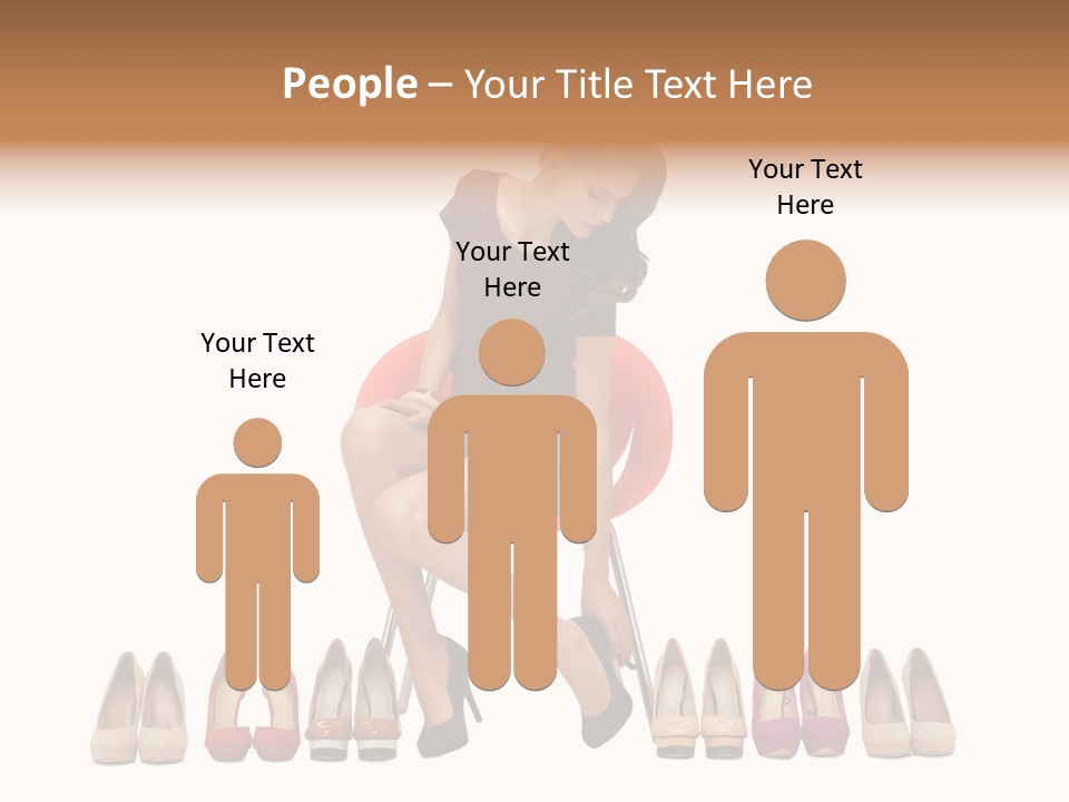 Joyful Smiling Dress PowerPoint Template