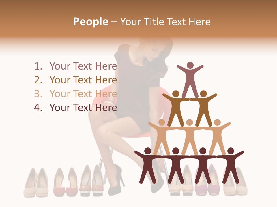 Joyful Smiling Dress PowerPoint Template