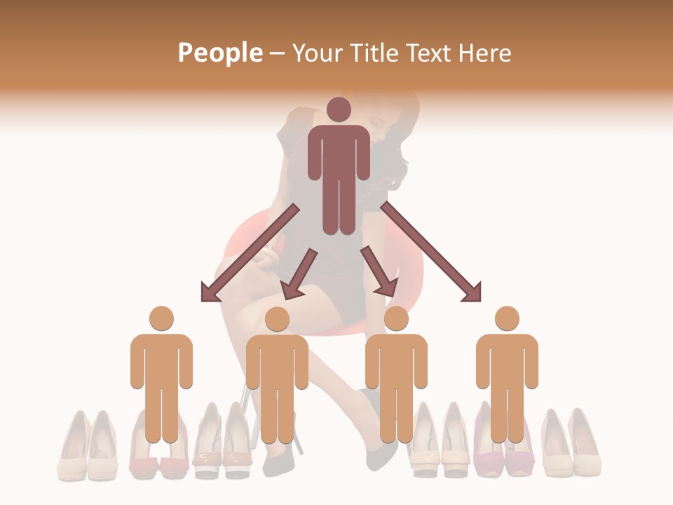 Joyful Smiling Dress PowerPoint Template