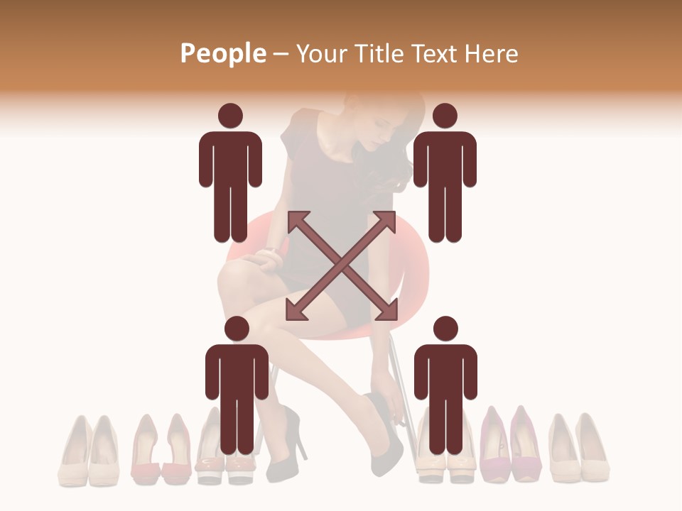 Joyful Smiling Dress PowerPoint Template