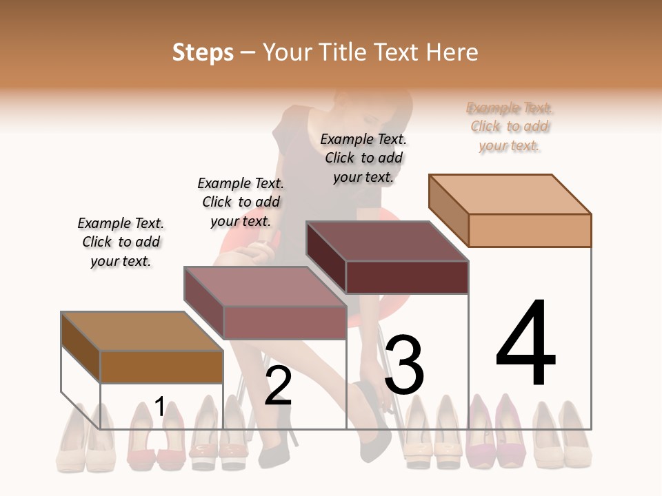 Joyful Smiling Dress PowerPoint Template