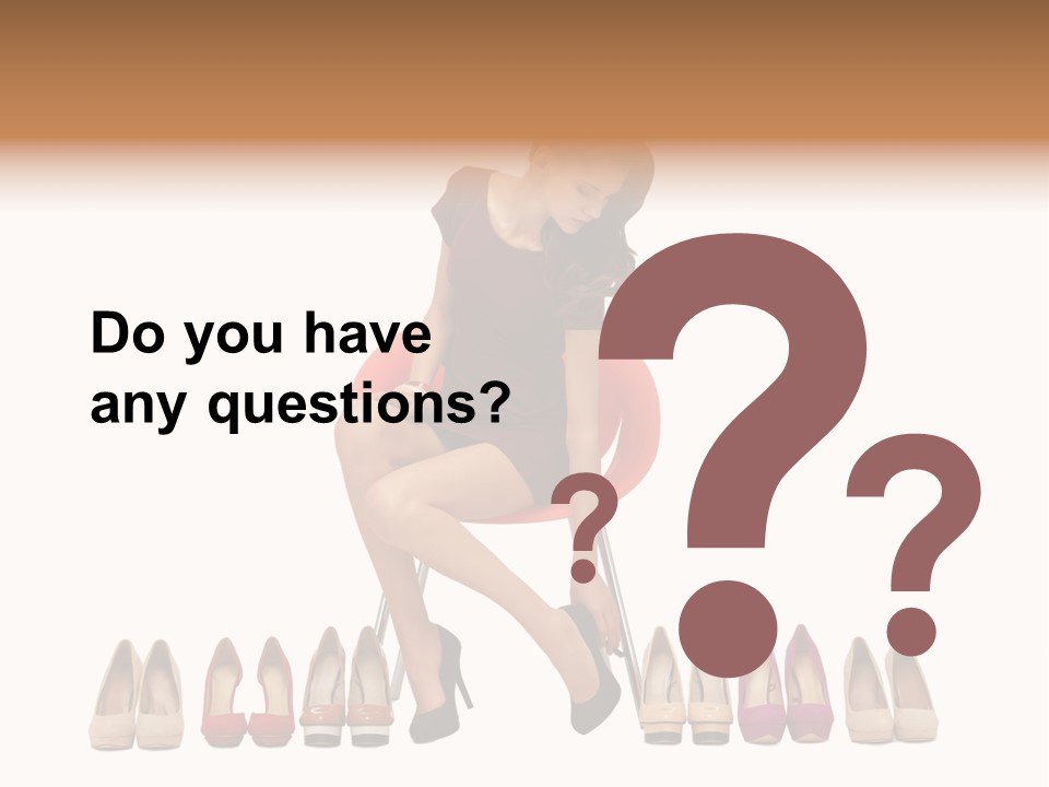 Joyful Smiling Dress PowerPoint Template