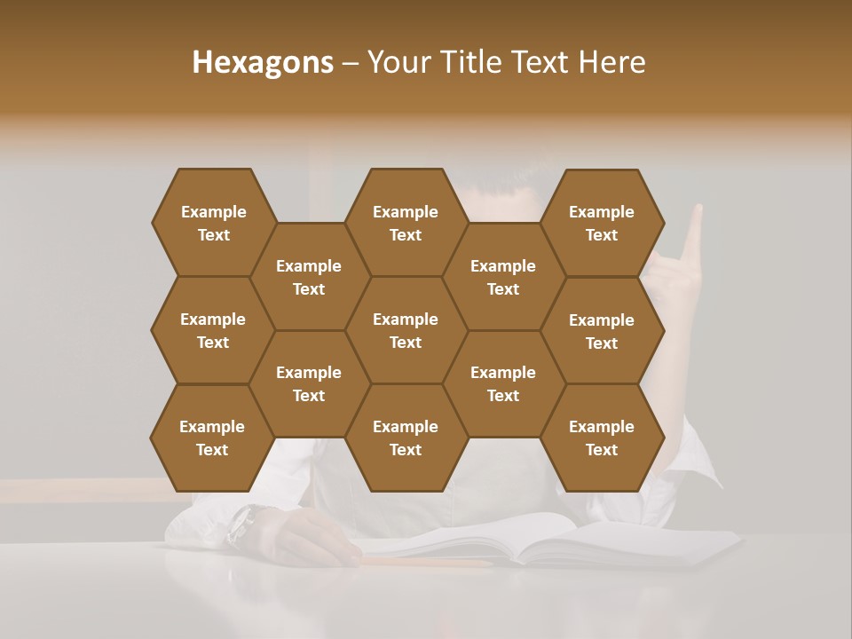 Children Fashion Curiosity Pencil PowerPoint Template