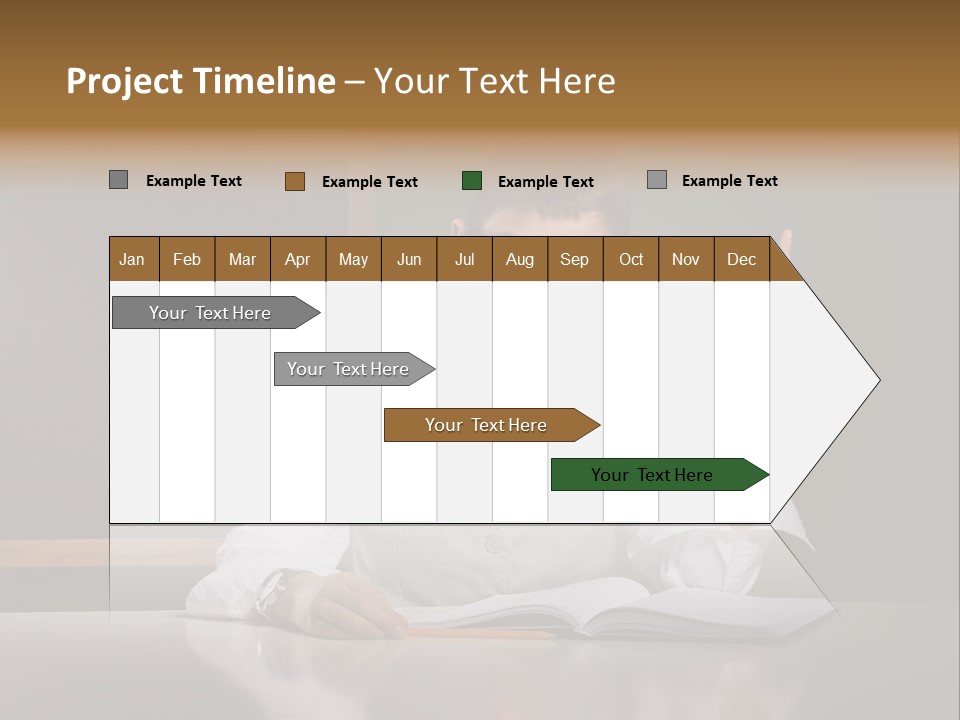 Children Fashion Curiosity Pencil PowerPoint Template