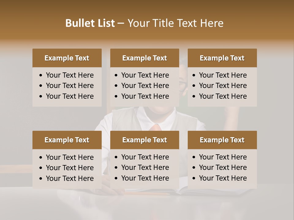 Children Fashion Curiosity Pencil PowerPoint Template